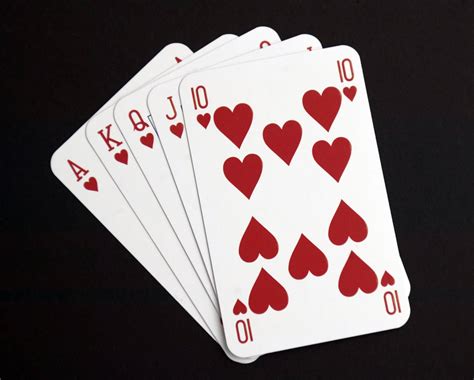 odds on a royal flush
